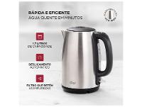 Chaleira Elétrica Wap Prosdócimo WCE1 Preto e Cinza 1,7L FW009523 - 2