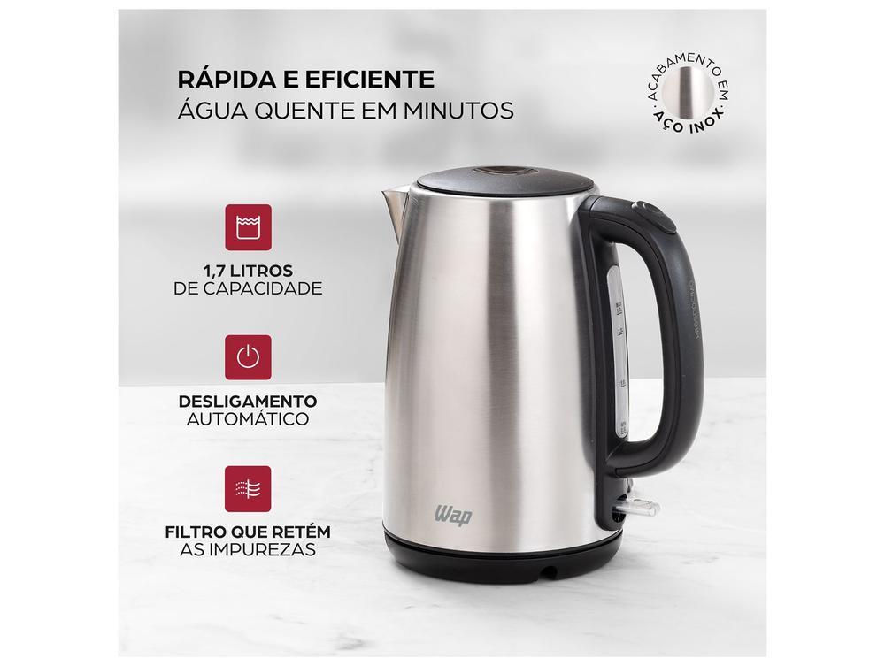 Chaleira Elétrica Wap Prosdócimo WCE1 Preto e Cinza 1,7L FW009524 - 2