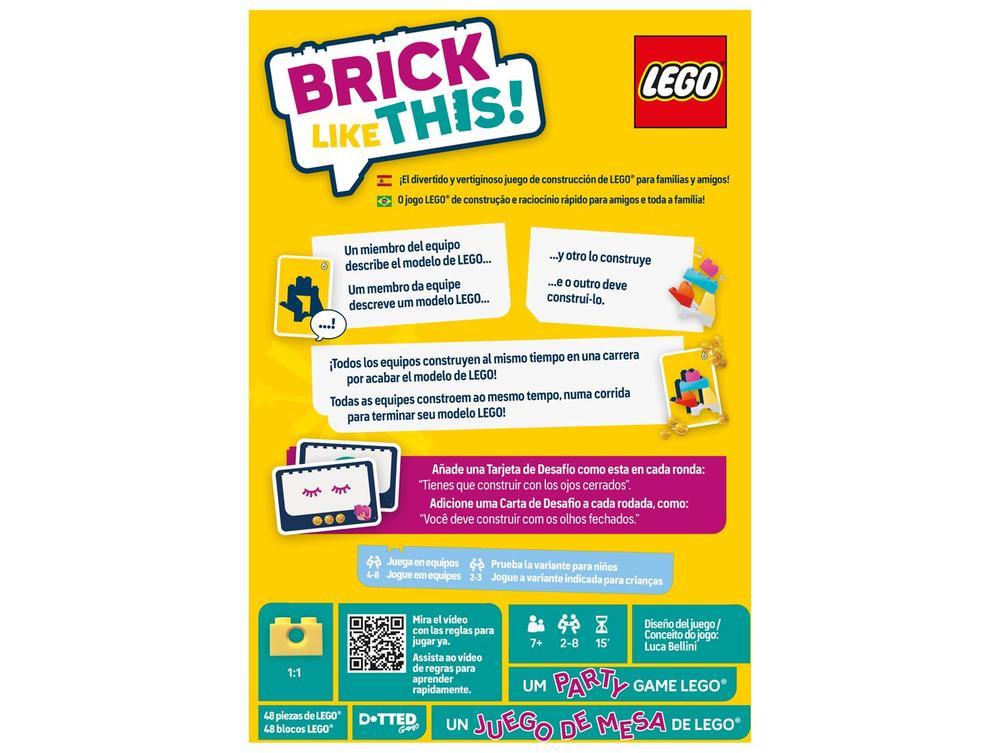 Jogo Brick Like This! LEGO Tabuleiro Galápagos - 9