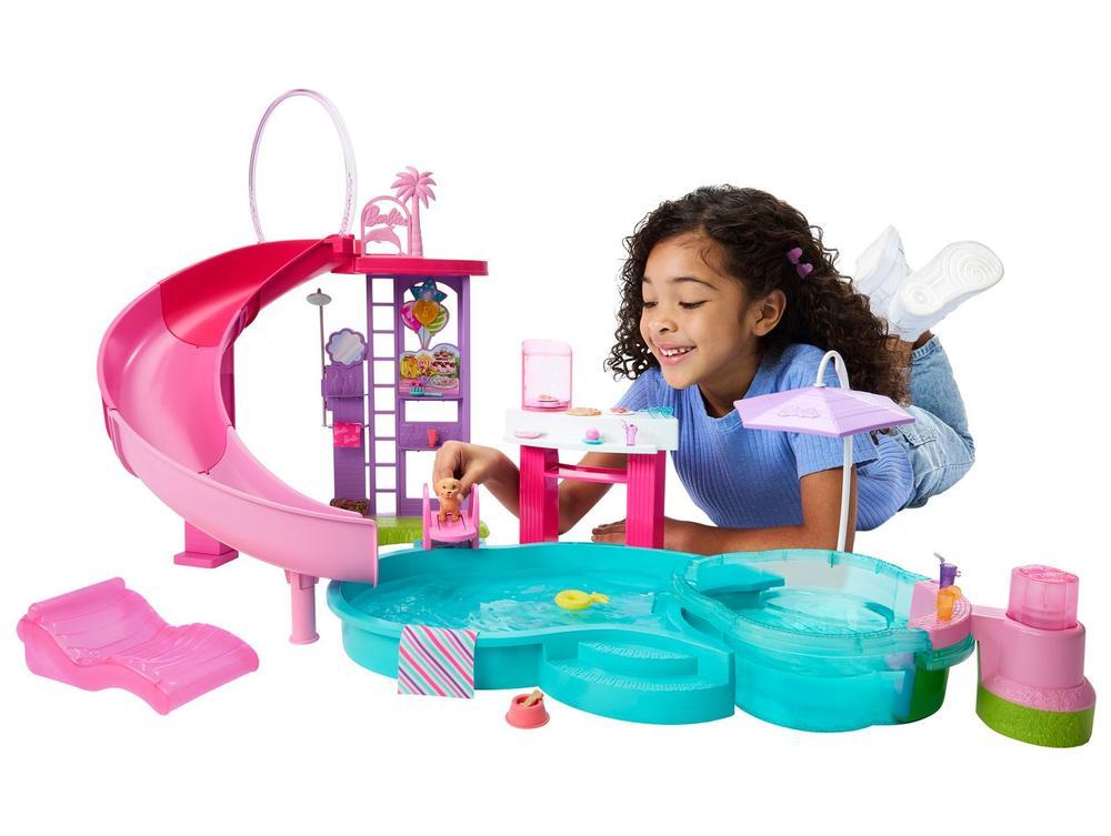 Playset Barbie Piscina dos Sonhos Mattel 20 Peças  - 2