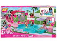 Playset Barbie Piscina dos Sonhos Mattel 20 Peças  - 4