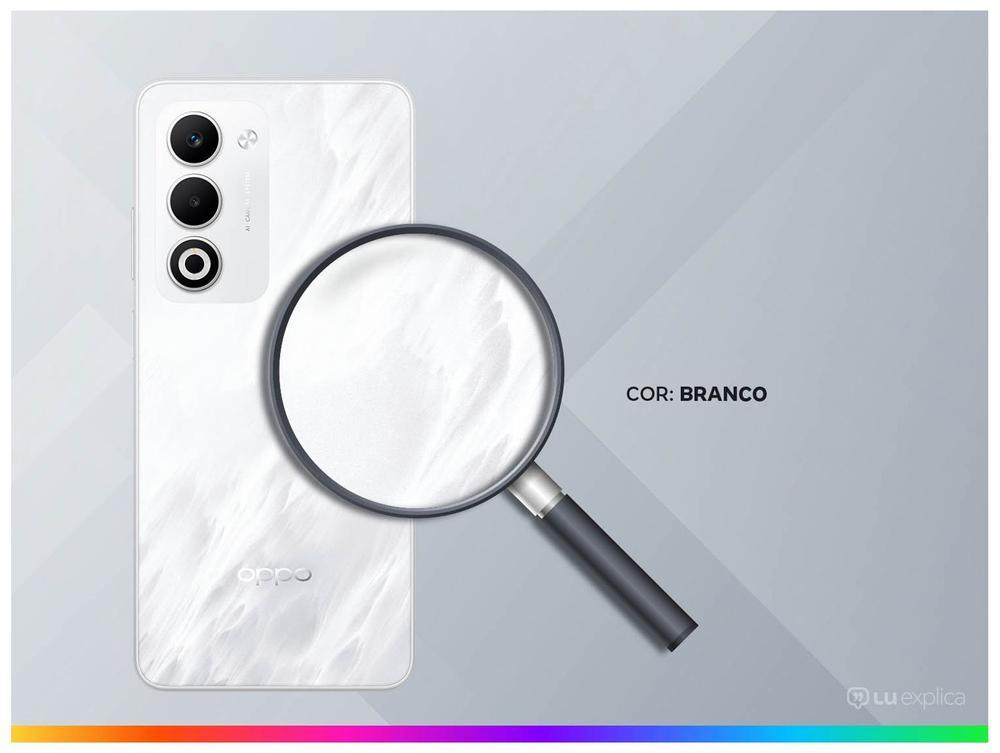 Smartphone OPPO A5 256GB Branco 5G 16GB RAM 6,67" Câm. Dupla + Selfie 8MP - 3