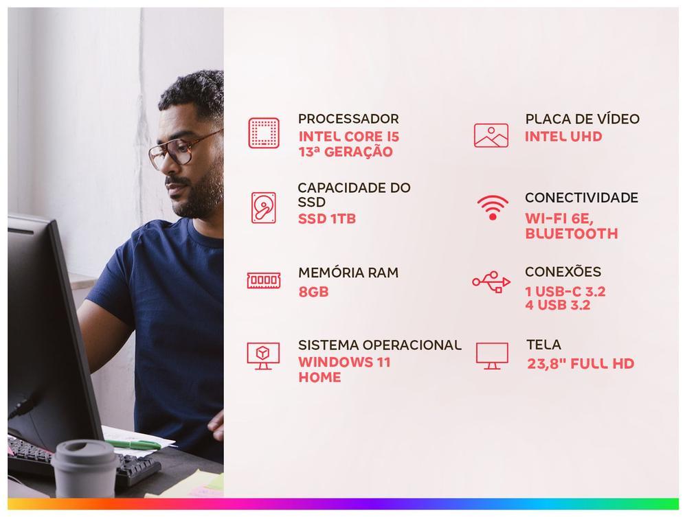 All in One Dell EC24250 AIO-i1303-A15 Intel Core i5 8GB RAM 1TB SSD 23,8" Full HD Windows 11 - 2