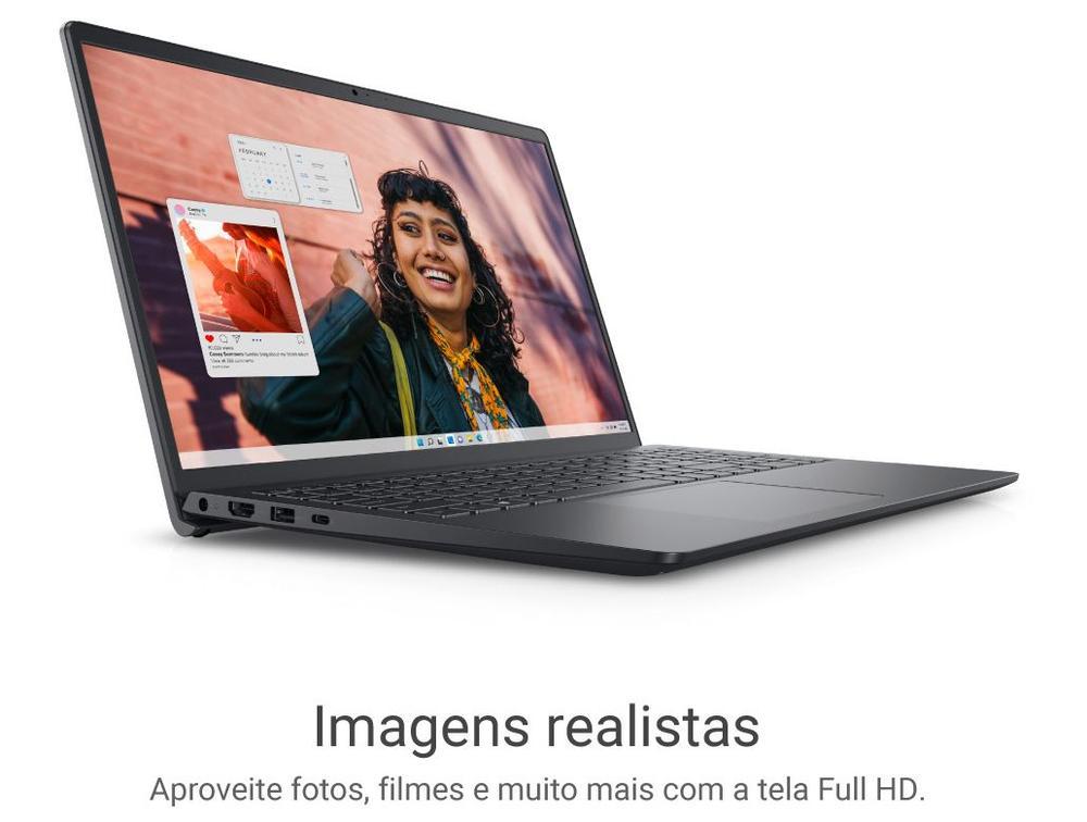 Notebook Dell Inspiron 15 I15-I3100-A15P Intel Core 3 8GB RAM 512GB SSD 15,6" Full HD Windows 11 I15-I3100-A15P - 9