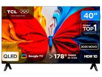 Smart TV 40" TCL Full HD QLED 40S5K Google TV 2 HDMI - 1