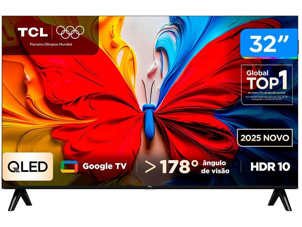 Smart TV 32" TCL Full HD QLED 35S5K Google TV 2 HDMI - 1