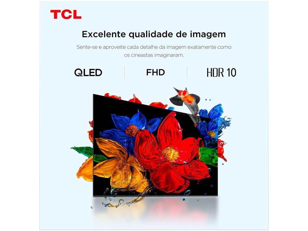 Smart TV 32" TCL Full HD QLED 35S5K Google TV 2 HDMI - 6