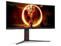Monitor Gamer Curvo AOC Gaming U34G4C 34" WQHD 180Hz 0,5ms HDMI DisplayPort FreeSync U34G4C/57 - 5