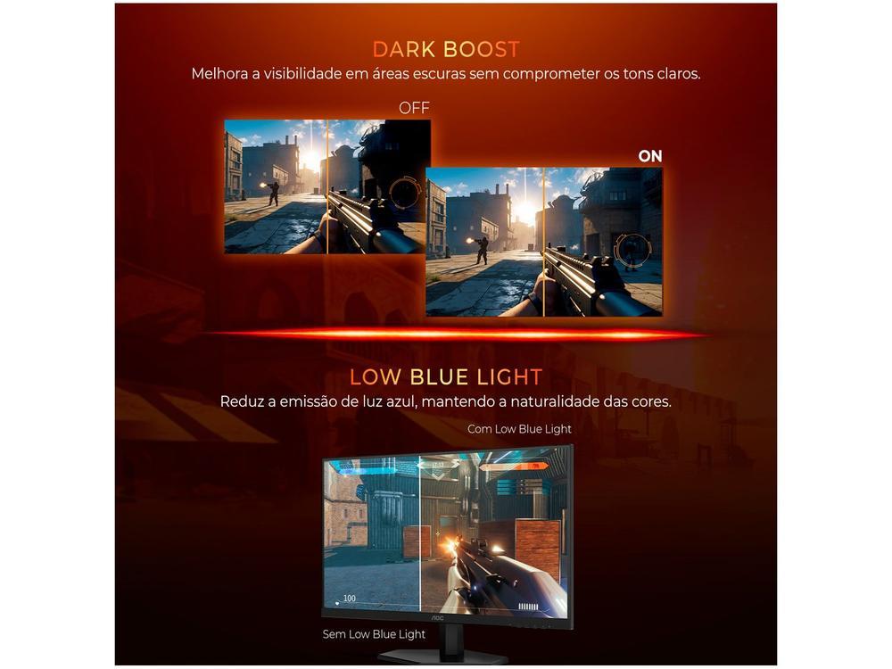 Monitor Gamer AOC Gaming 27G42HE 27" FHD 200Hz IPS 0,3ms HDMI DisplayPort NVIDIA G-Sync - 9