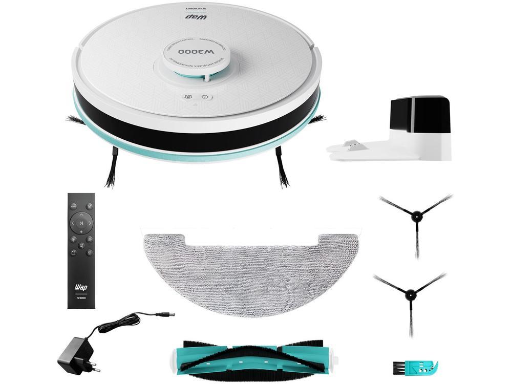 Robô Aspirador WAP Robot W3000 48W com Mapeamento compatível com Alexa FW009557 - 5