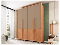 Guarda-roupa Solteiro 3 Gavetas 4 Portas Caemmun Francis - 1