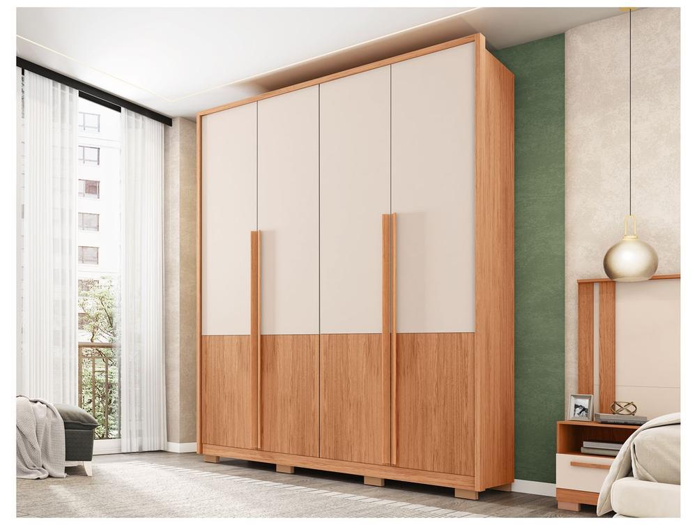 Guarda-roupa Solteiro 3 Gavetas 4 Portas Caemmun Francis - 1