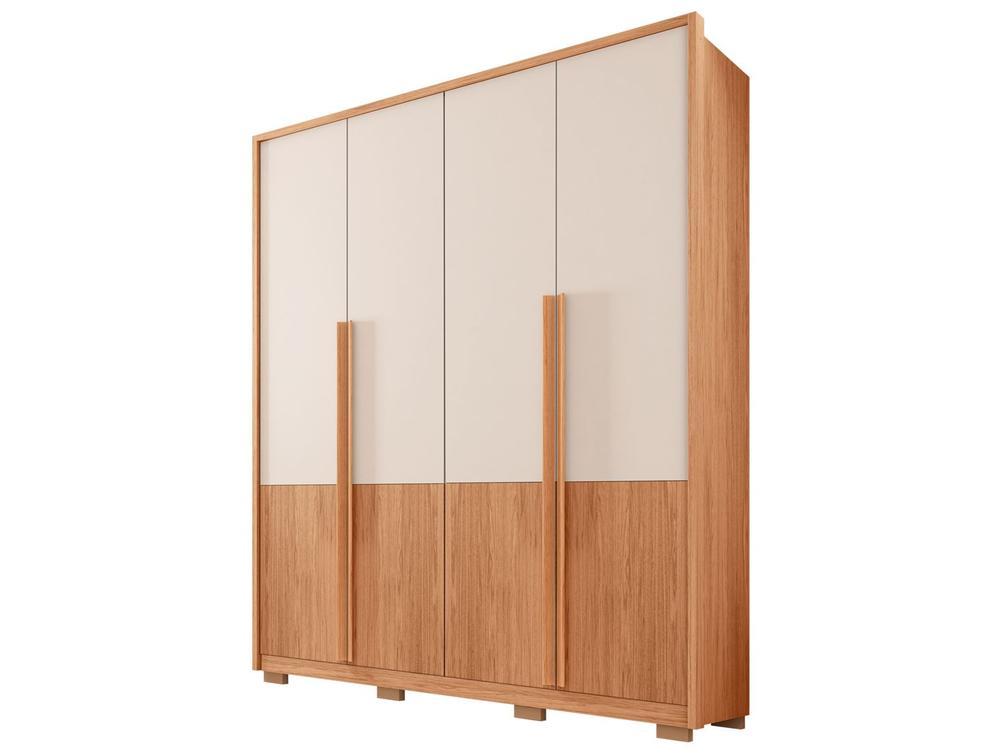 Guarda-roupa Solteiro 3 Gavetas 4 Portas Caemmun Francis - 9