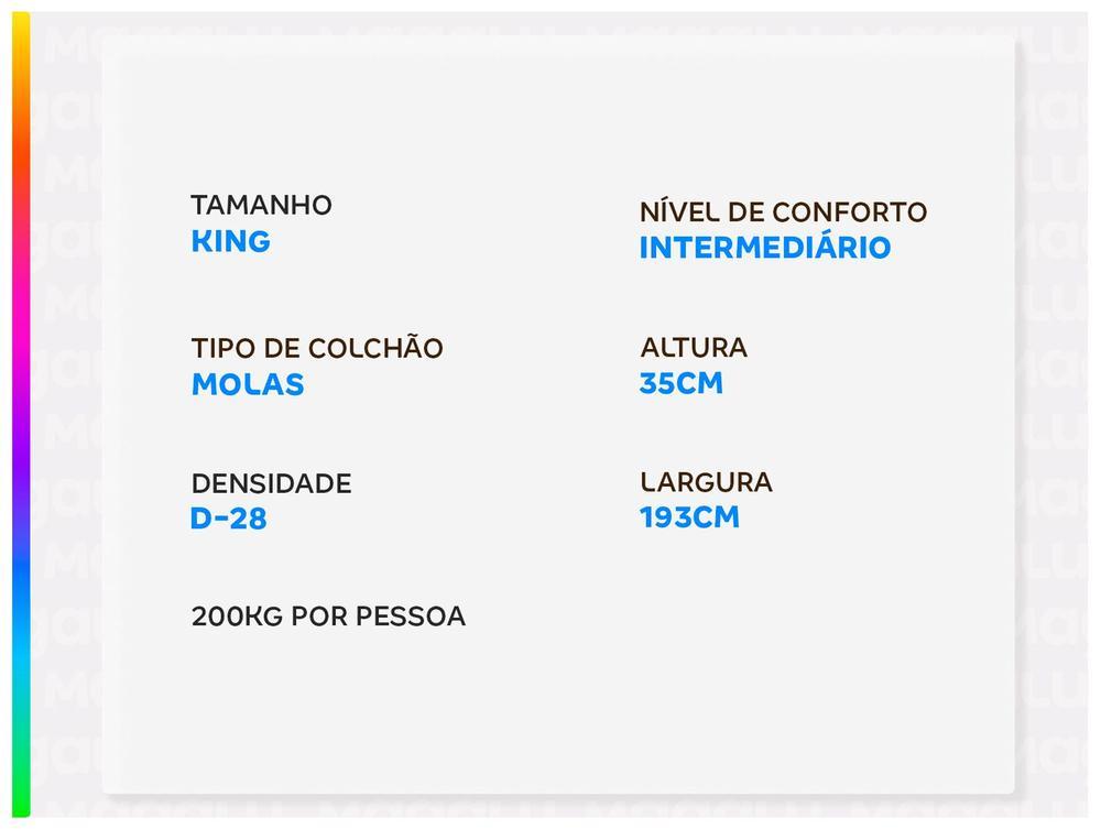 Colchão King Gazin de Molas Ensacadas 35x193x203cm Veneza - 3