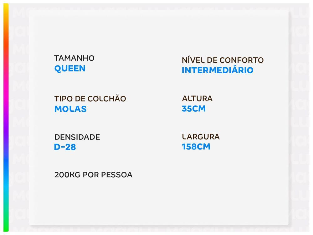 Colchão Queen Gazin de Molas Ensacadas 35x158x198cm Veneza - 3