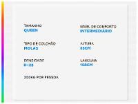 Colchão Queen Gazin de Molas Ensacadas 35x158x198cm Veneza - 3