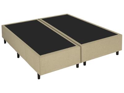 Base Cama Box King Gazin Bipartido 27x193x203cm Veneza