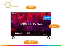 Smart TV 32" SEMP HD LED 32S42 Google TV 2 HDMI - 6