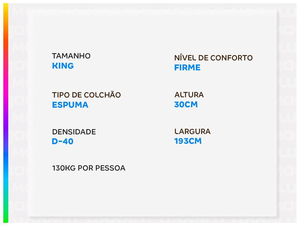 Colchão King Gazin de Espuma D40 30x193x203cm Dual Force - 3