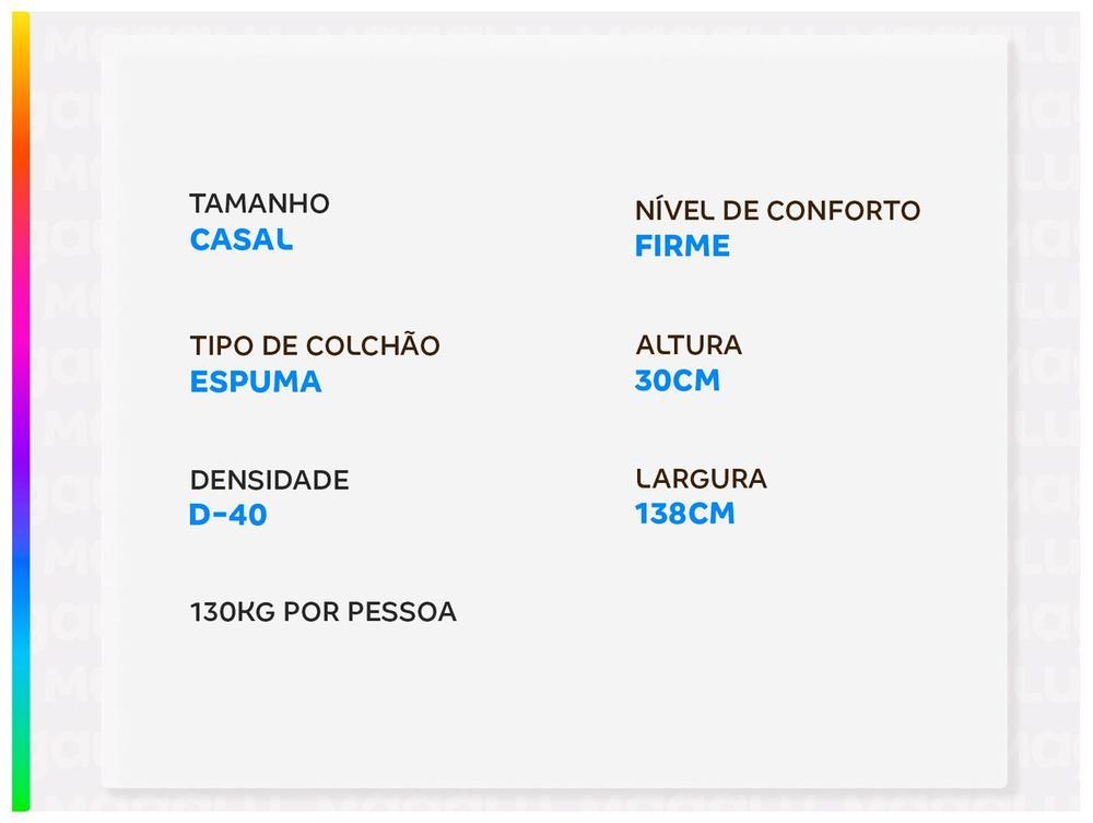 Colchão King Gazin de Espuma D40 30x193x203cm Dual Force - 3