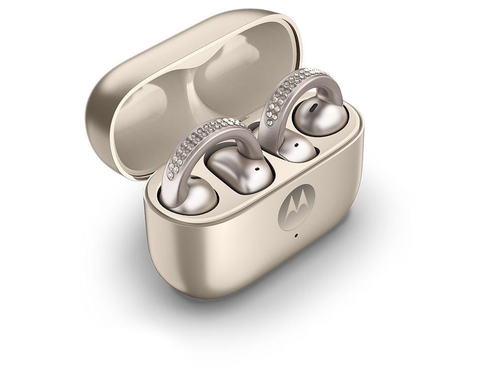 Fone de Ouvido Bluetooth Moto Buds Loop PG38C07170 com Microfone Champagne - 5