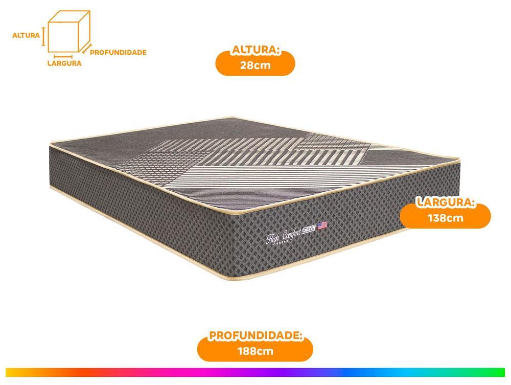 Colchão Casal Gazin de Espuma D33 28x138x188cm  High Comfort - 5