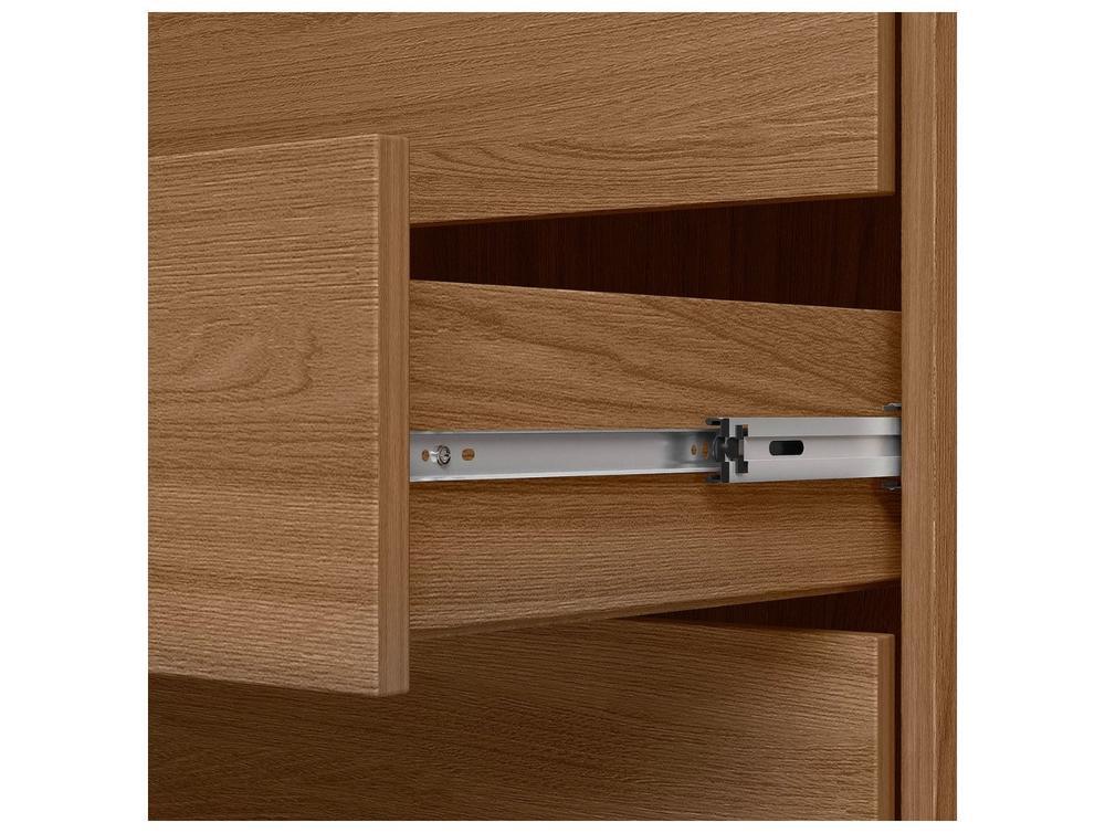 Guarda-roupa Casal com Espelho 6 Gavetas 3 Portas Moval Móveis Inspiração Arizona - 4