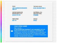 Ar-condicionado Split 9.000 BTUs Elgin Eco Inverter II Frio High Wall HJFC09C2WBCC - 3