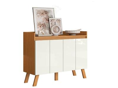 Aparador Buffet Moderno 4 Portas Aramóveis Lis