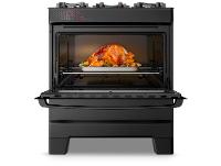 Fogão 5 Bocas Esmaltec Preto Mesa de Vidro Esmaltec Ideal Top Glass - 5