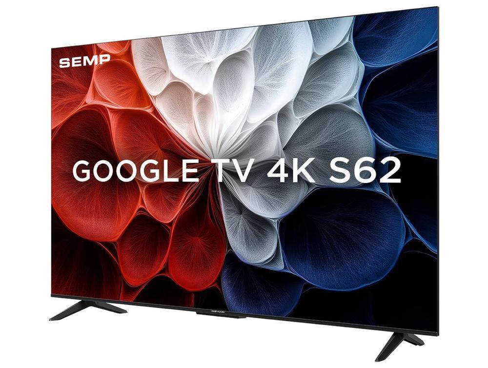 Smart TV 55" SEMP 4K LED 55S62 Google TV AiPQ Pro Google Assistente 3 HDMI e USB - 6