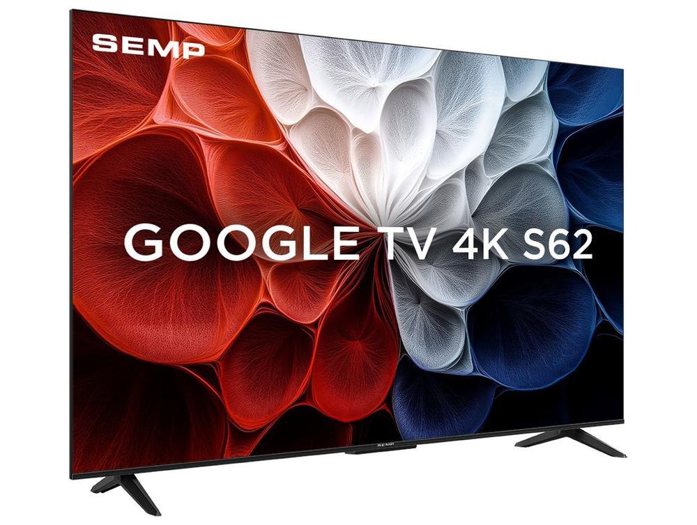 Smart TV 55" SEMP 4K LED 55S62 Google TV AiPQ Pro Google Assistente 3 HDMI e USB - 8