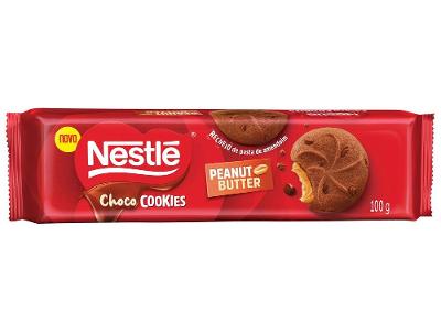 Biscoito Recheado Peanut Butter Choco Cookies Nestlé 100g