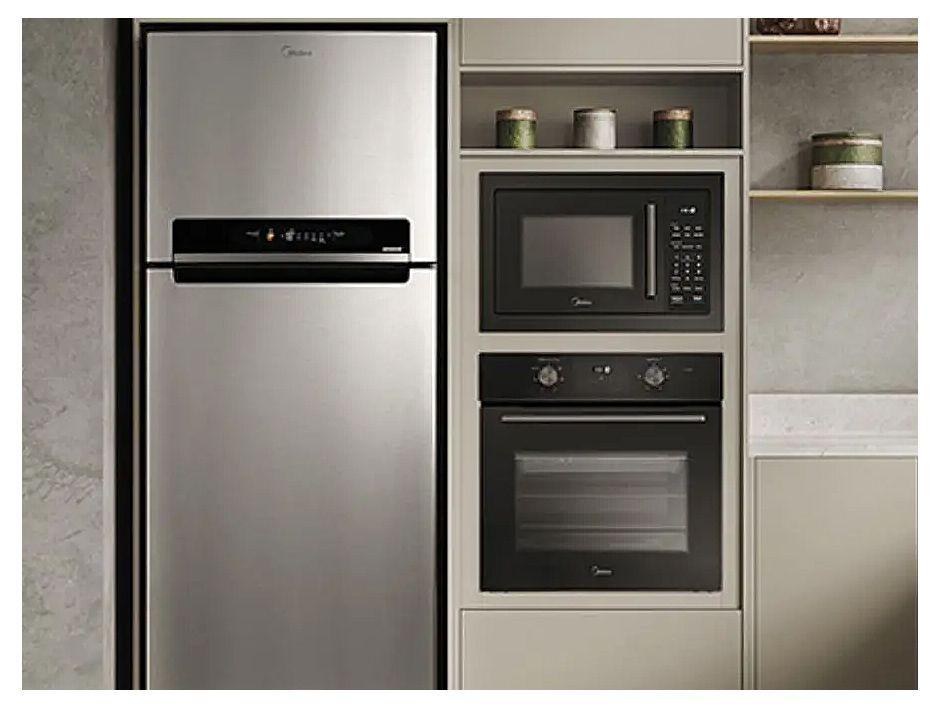 Forno Elétrico de Embutir Midea Multifuncional Grill 68L Preto Digital com Airfryer TSD62 - 2