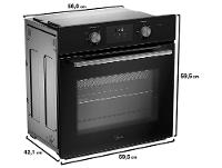 Forno Elétrico de Embutir Midea Multifuncional Grill 68L Preto Digital com Airfryer TSD62 - 7