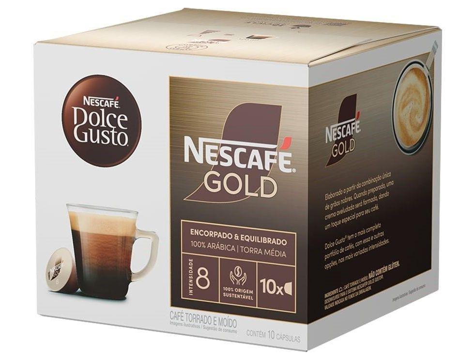 Cápsula de Café Clássico Nestlé Espresso Árabica Nescafé Gold Gusto 10 Cápsulas - 4