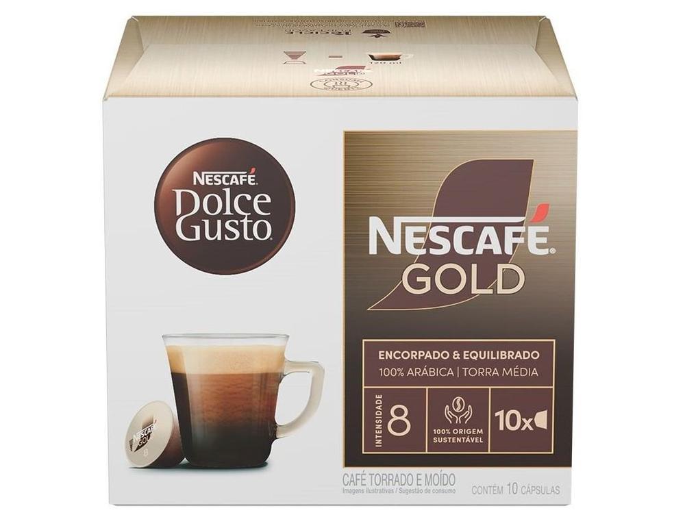 Cápsula de Café Clássico Nestlé Espresso Árabica Nescafé Gold Gusto 10 Cápsulas - 5