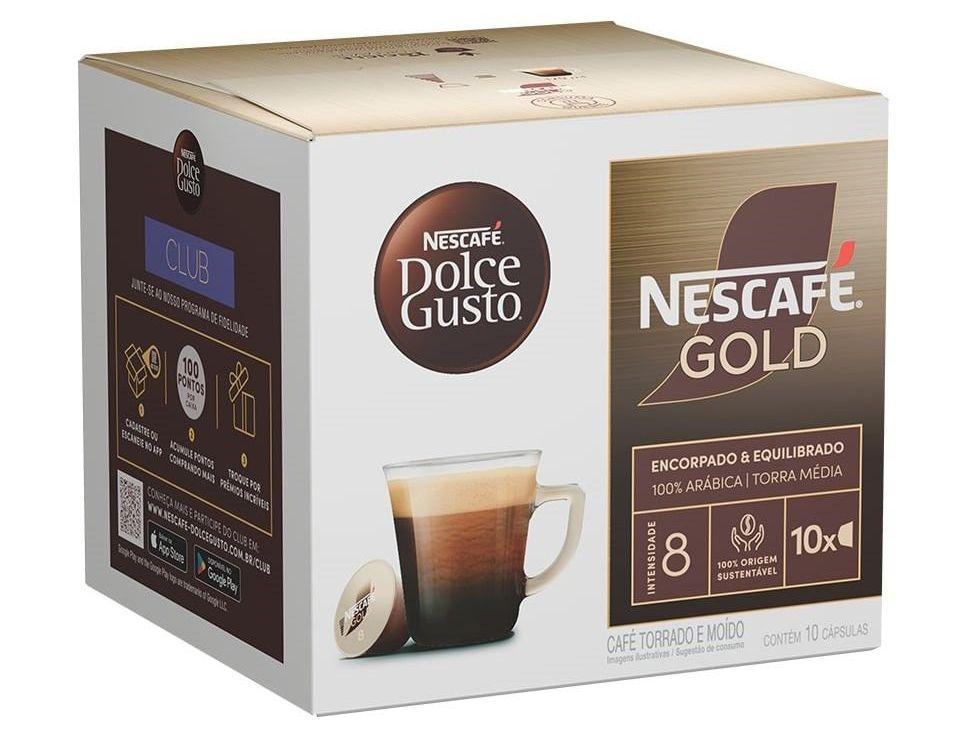 Cápsula de Café Clássico Nestlé Espresso Árabica Nescafé Gold Gusto 10 Cápsulas - 6