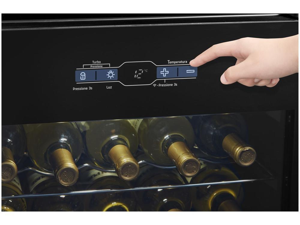 Adega Midea 34 Garrafas Preto com LED MDRW150FGGGL3 - 4