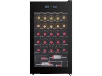 Adega Midea 34 Garrafas Preto com LED MDRW150FGGGL3