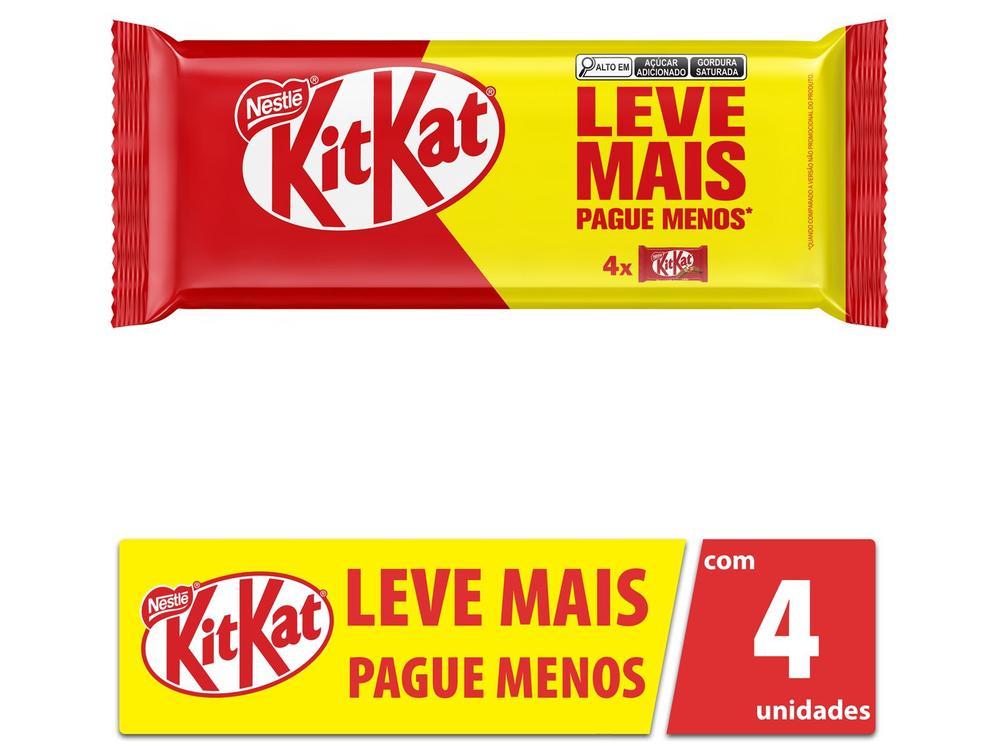 Chocolate KitKat Chocolate ao Leite 166g 4 Unidades Nestlé - 2