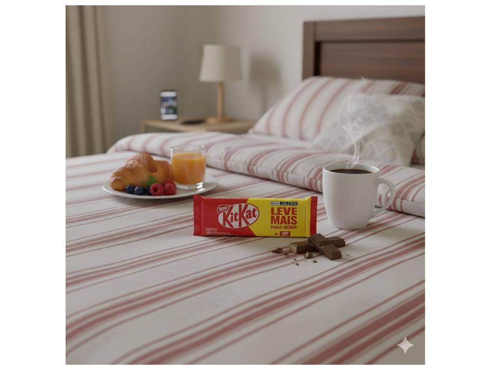Chocolate KitKat Chocolate ao Leite 166g 4 Unidades Nestlé - 6