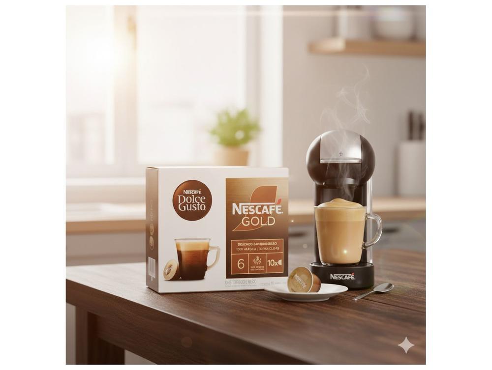 Cápsula de Café Clássico Nestlé Espresso Nescafé Gold Gusto 10 Cápsulas - 2