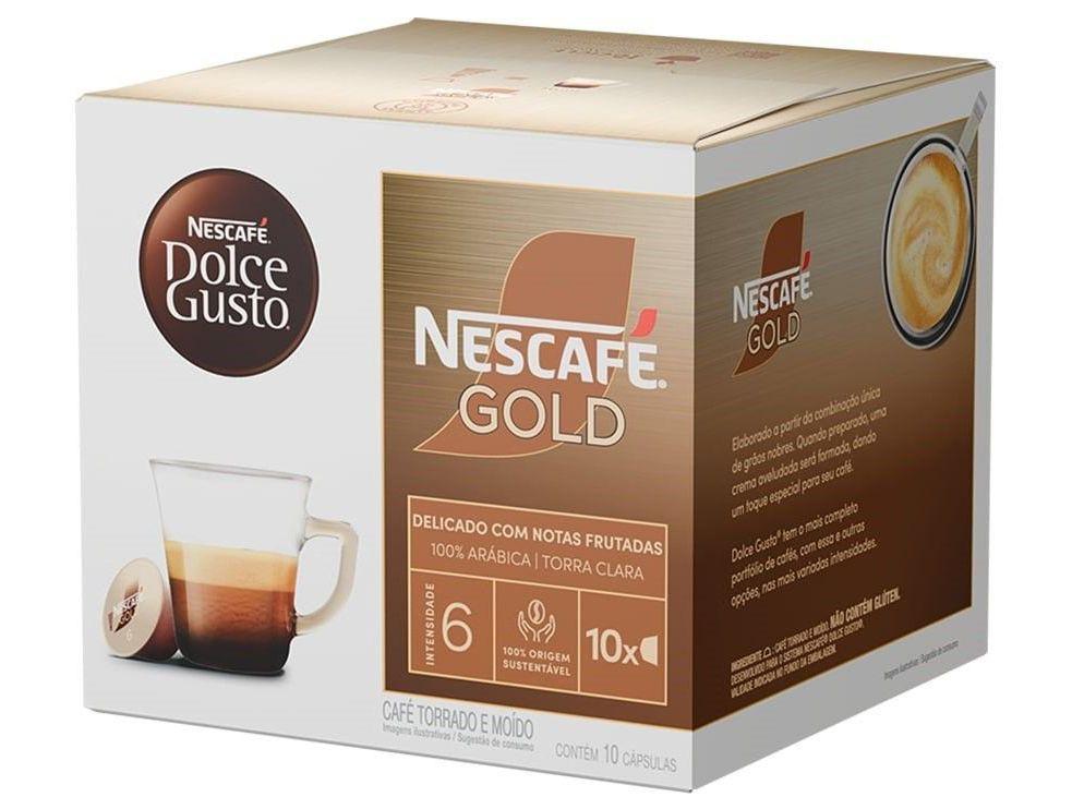 Cápsula de Café Clássico Nestlé Espresso Nescafé Gold Gusto 10 Cápsulas - 4