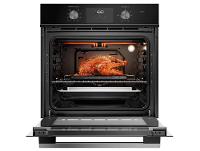 Forno Elétrico de Embutir Midea Multifuncional Grill 80L Preto Digital com Airfryer TSD80P2