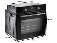 Forno Elétrico de Embutir Midea Multifuncional Grill 80L Preto Digital com Airfryer TSD80P2 - 8