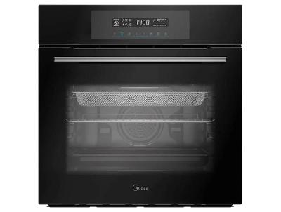 Forno Elétrico de Embutir Midea Multifuncional Grill 80L Preto Touch com Airfryer TST80P2