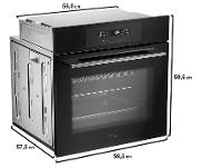 Forno Elétrico de Embutir Midea Multifuncional Grill 80L Preto Touch com Airfryer TST80P2 - 7