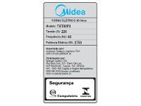 Forno Elétrico de Embutir Midea Multifuncional Grill 80L Preto Touch com Airfryer TST80P2 - 8