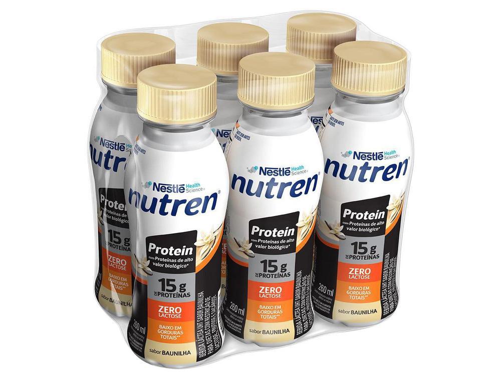 Suplemento Alimentar Nestlé Nutren Protein Zero Lactose Baunilha 260ml 6 Unidades - 1